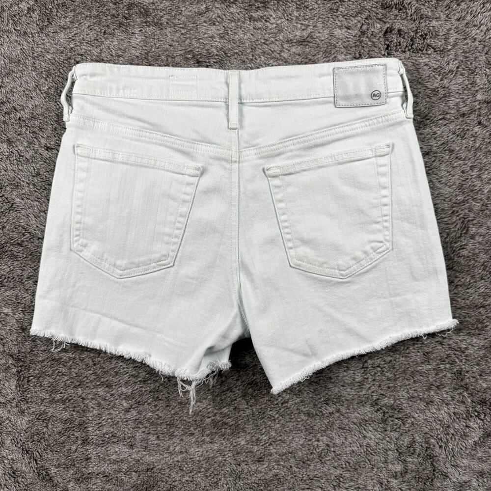 AG Denim The Hailey Cut Off Ex Boyfriend Shorts Women's 27 Mint - Picture 5 of 7